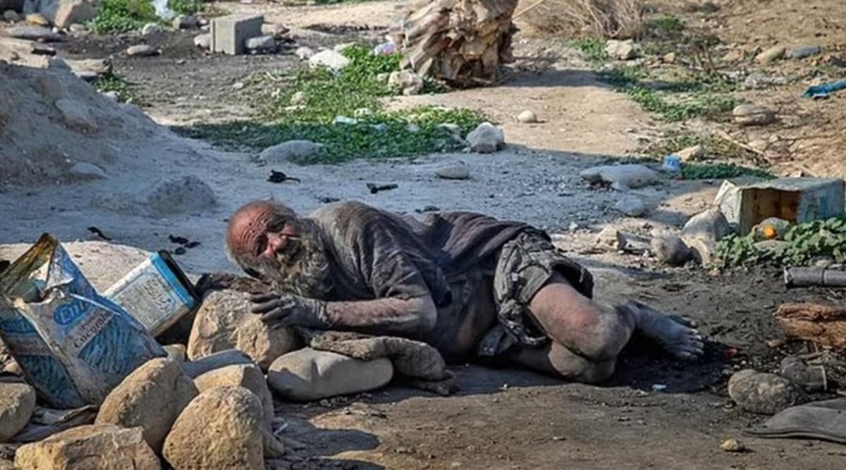 Ugh! This man hasn’t washed in 65 years!
